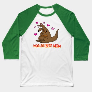 World's Best Mom Baseball T-Shirt